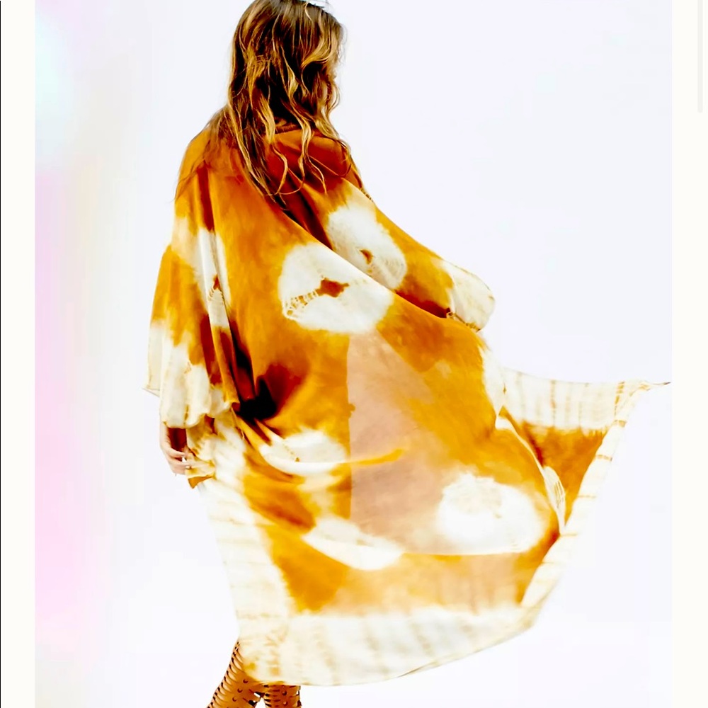 Free People Spellbound Tie Dye Kimono